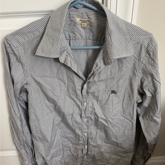 Burberry Striped Button-Down Shirt - Picture 1 of 8